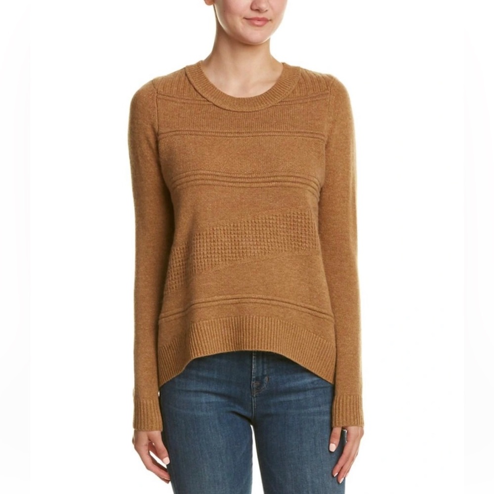 Diane Von Furstenberg Brown Crew Neck Sweater